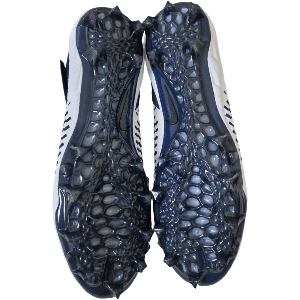 Playmaker Base: American Football Schuhe Nike Alpha Menace Pro 2 Mid Weiß-Navy Produktbild 4